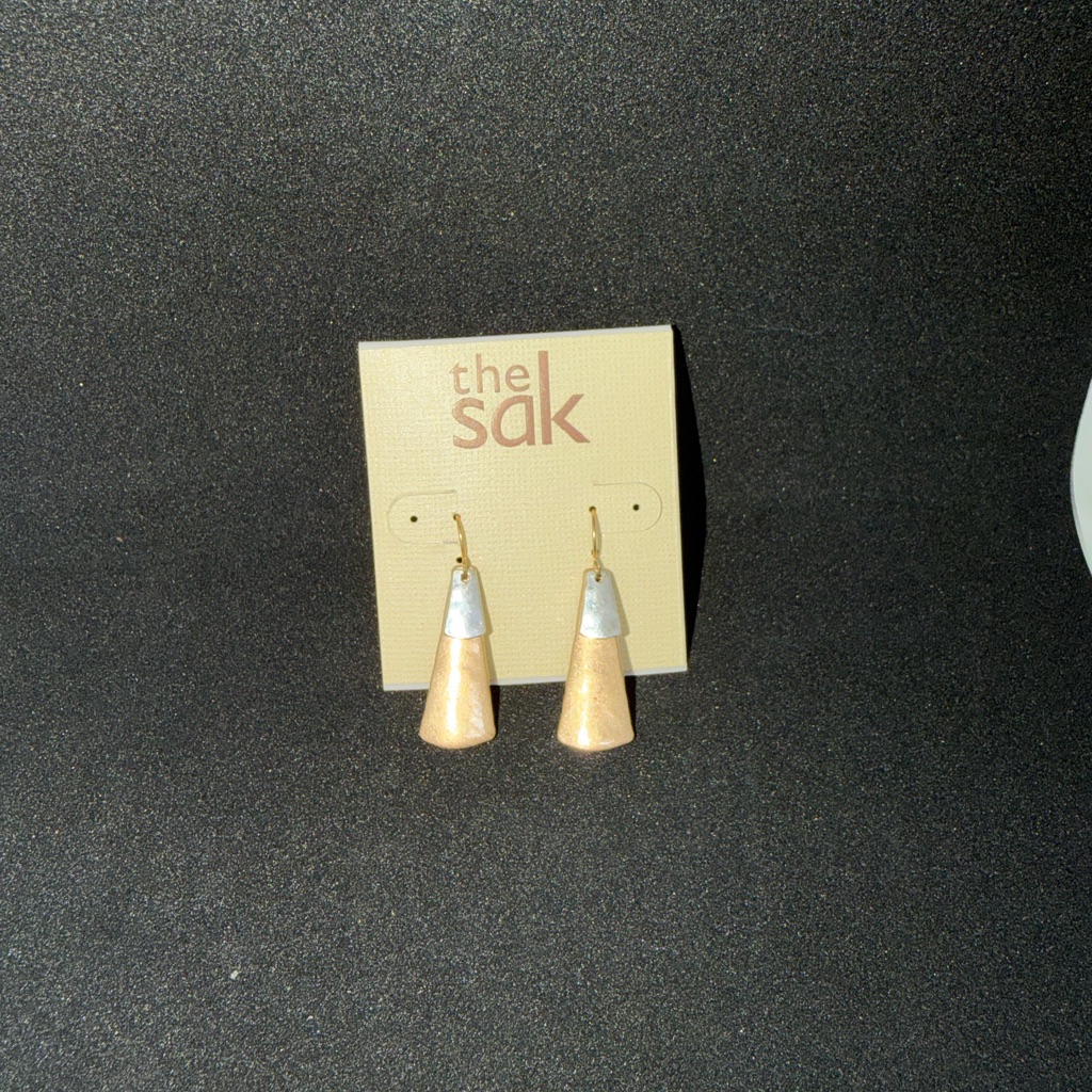 The Sak Two-Tone Gold And Silver Earrings 14$
